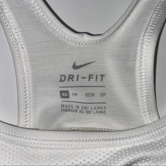 NIKE white and black sports bra - Picture 4 of 4